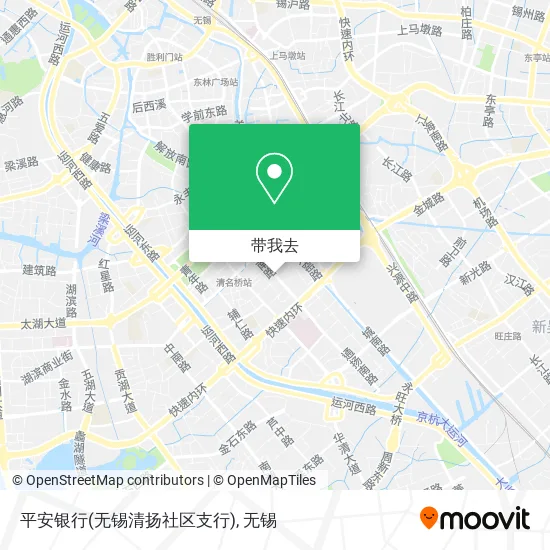 平安银行(无锡清扬社区支行)地图