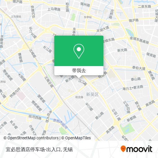 宜必思酒店停车场-出入口地图