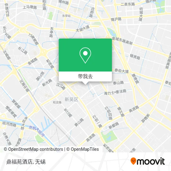 鼎福苑酒店地图