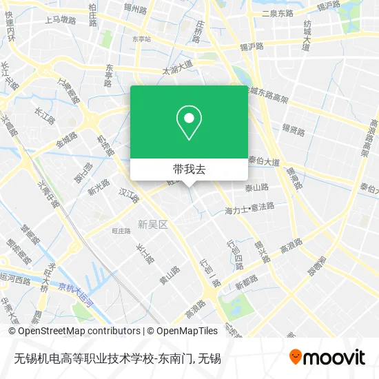 无锡机电高等职业技术学校-东南门地图