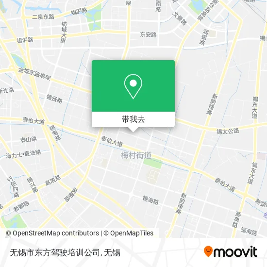 无锡市东方驾驶培训公司地图