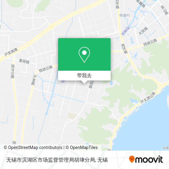 无锡市滨湖区市场监督管理局胡埭分局地图