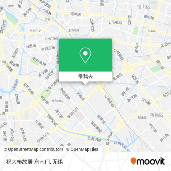 祝大椿故居-东南门地图