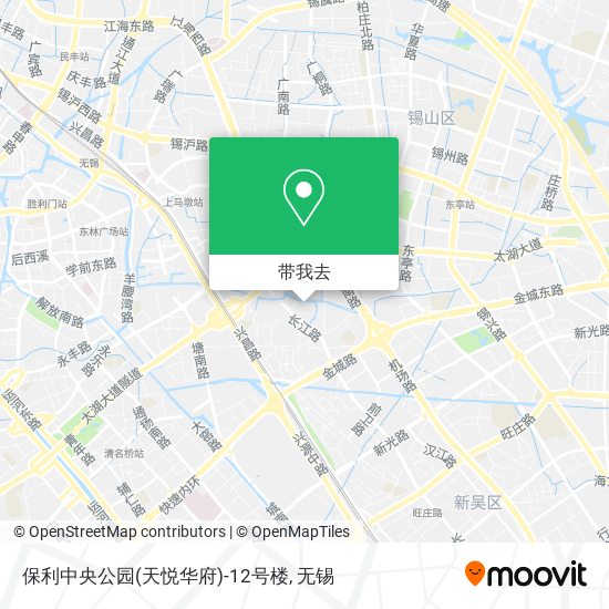 保利中央公园(天悦华府)-12号楼地图
