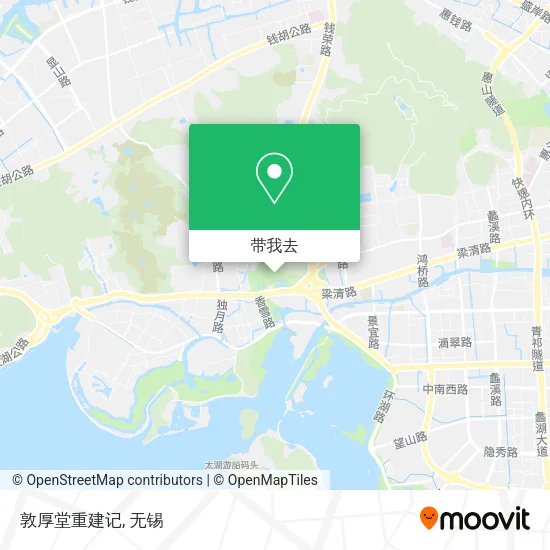 敦厚堂重建记地图