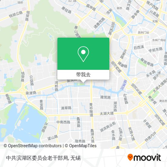 中共滨湖区委员会老干部局地图