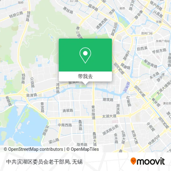 中共滨湖区委员会老干部局地图