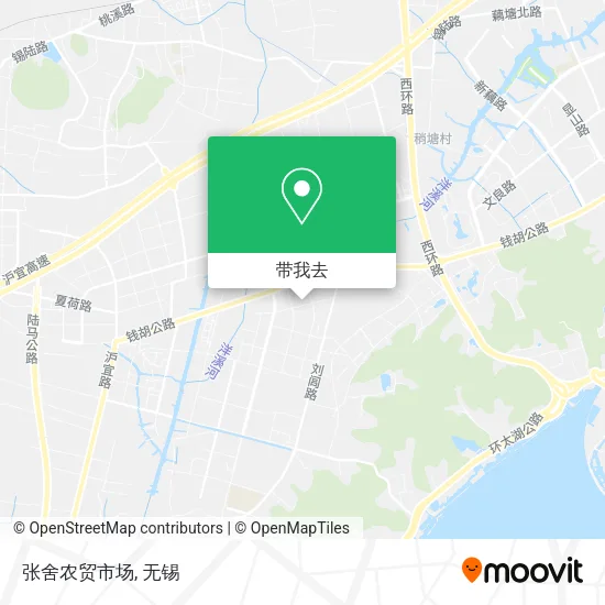 张舍农贸市场地图