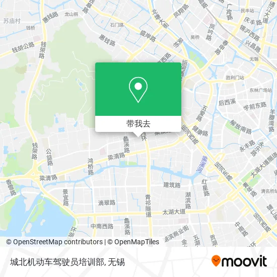 城北机动车驾驶员培训部地图