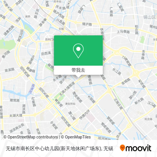 无锡市南长区中心幼儿园(新天地休闲广场东)地图