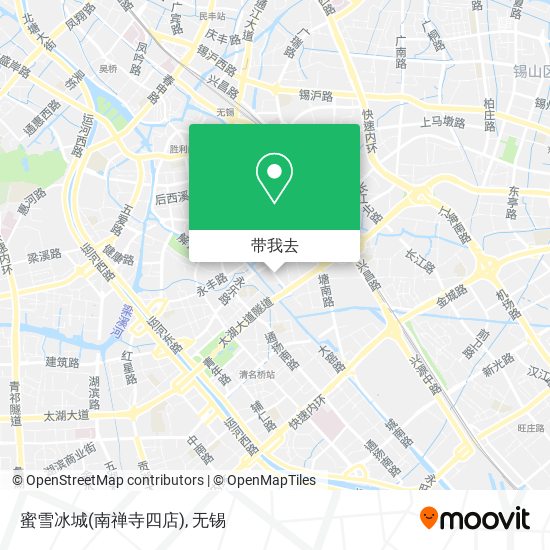 蜜雪冰城(南禅寺四店)地图