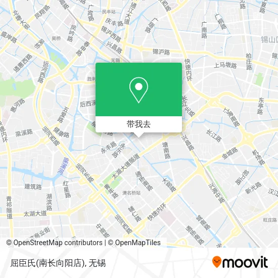 屈臣氏(南长向阳店)地图