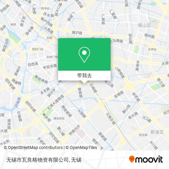 无锡市瓦良格物资有限公司地图