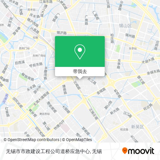 无锡市市政建设工程公司道桥应急中心地图