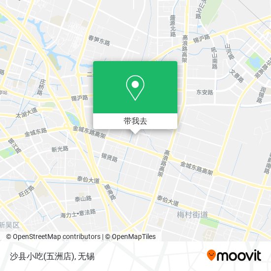 沙县小吃(五洲店)地图