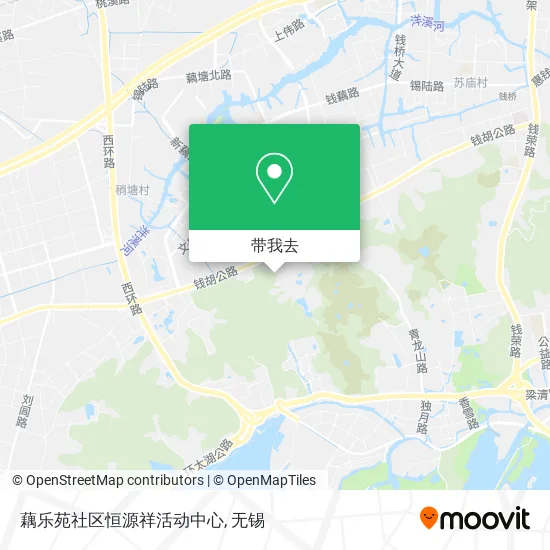 藕乐苑社区恒源祥活动中心地图