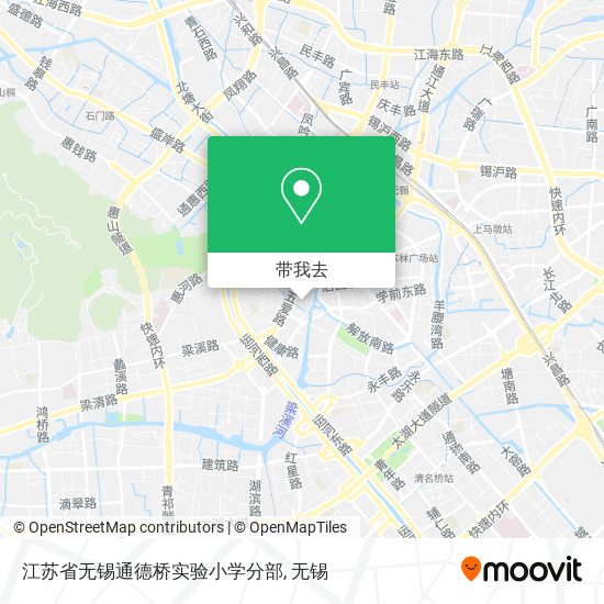 江苏省无锡通德桥实验小学分部地图