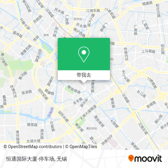 恒通国际大厦-停车场地图