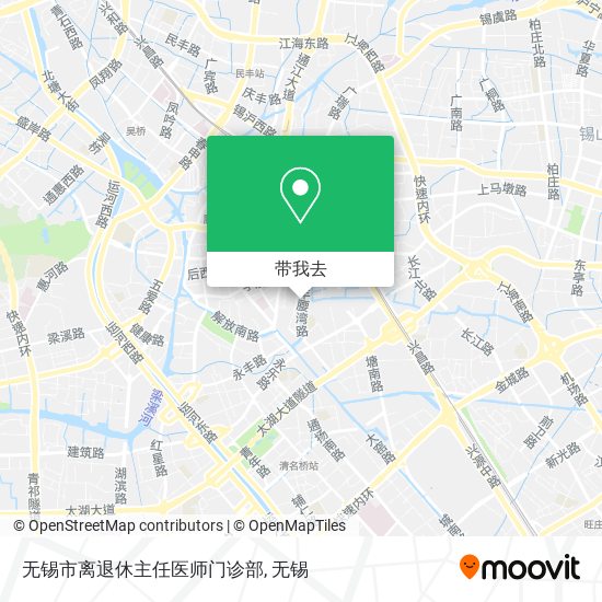 无锡市离退休主任医师门诊部地图