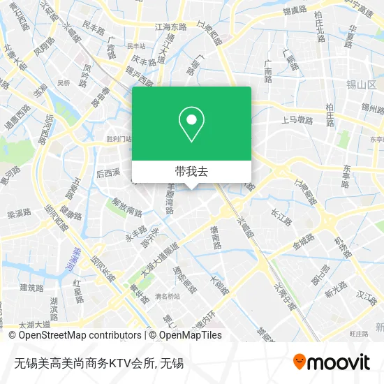 无锡美高美尚商务KTV会所地图