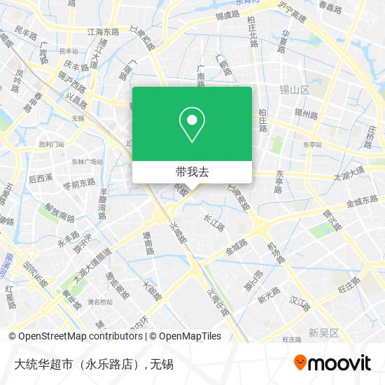 大统华超市（永乐路店）地图