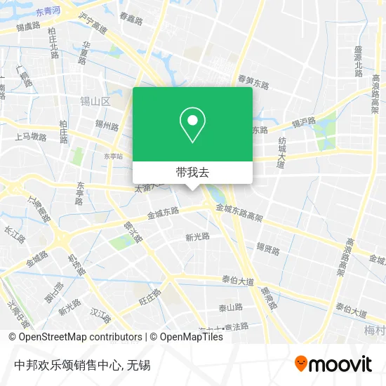 中邦欢乐颂销售中心地图