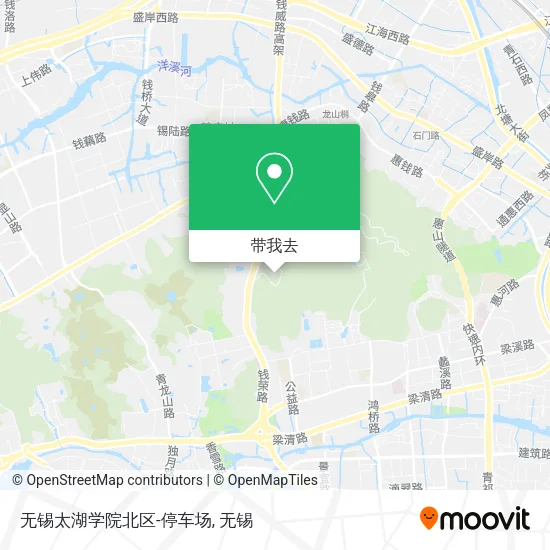 无锡太湖学院北区-停车场地图
