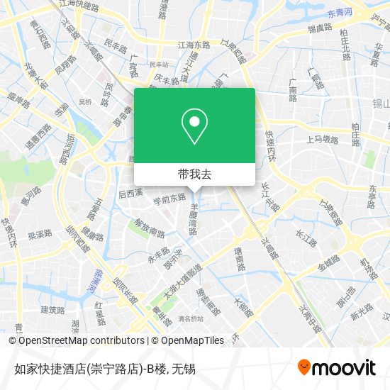 如家快捷酒店(崇宁路店)-B楼地图