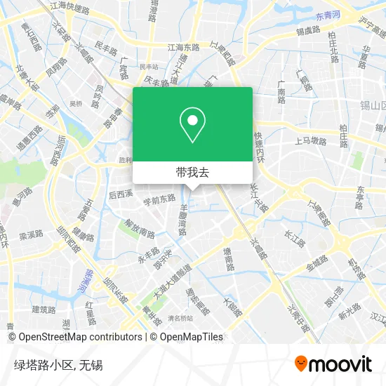 绿塔路小区地图