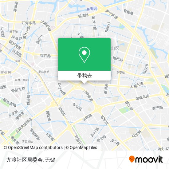 尤渡社区居委会地图