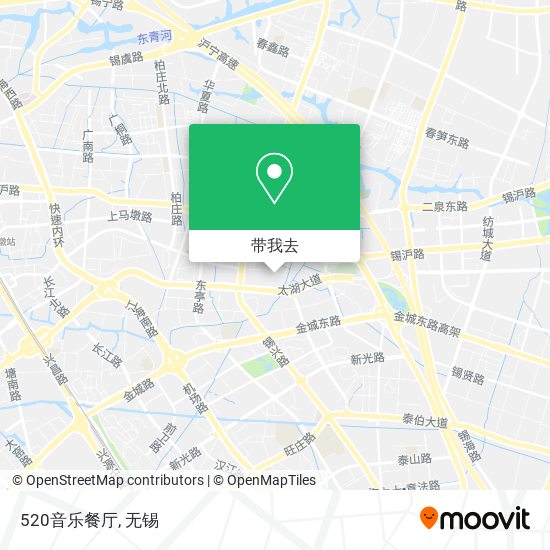 520音乐餐厅地图