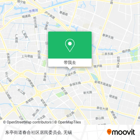 东亭街道春合社区居民委员会地图