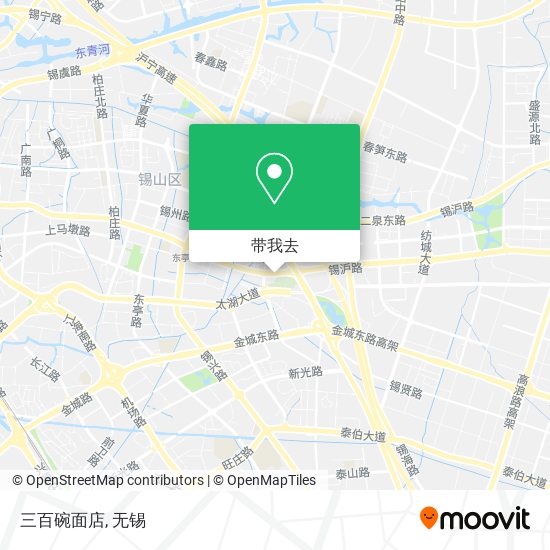 三百碗面店地图
