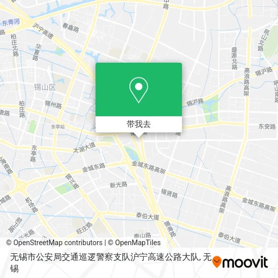 无锡市公安局交通巡逻警察支队沪宁高速公路大队地图