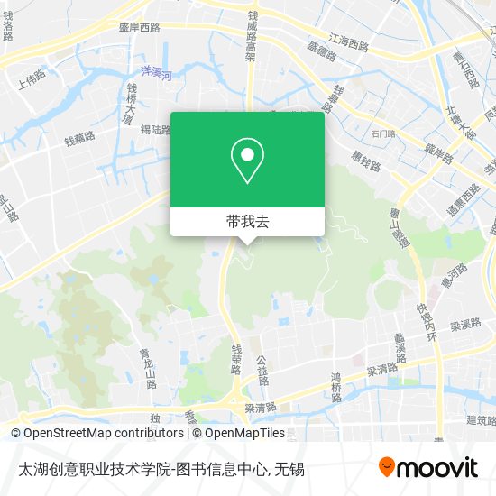 太湖创意职业技术学院-图书信息中心地图