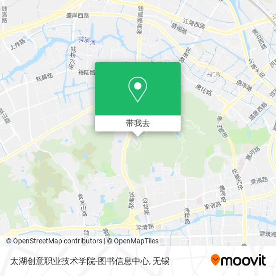 太湖创意职业技术学院-图书信息中心地图