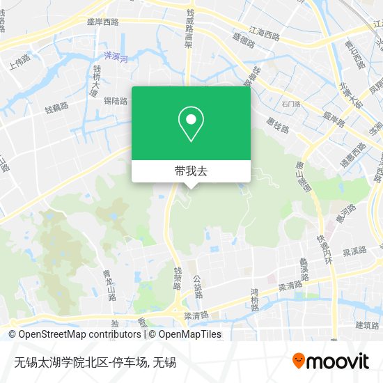 无锡太湖学院北区-停车场地图