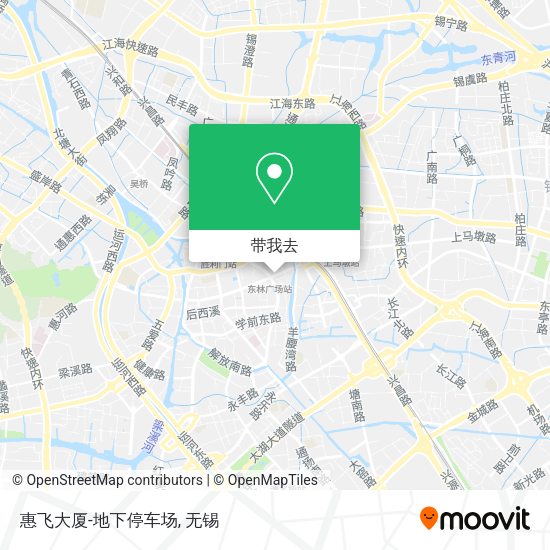 惠飞大厦-地下停车场地图