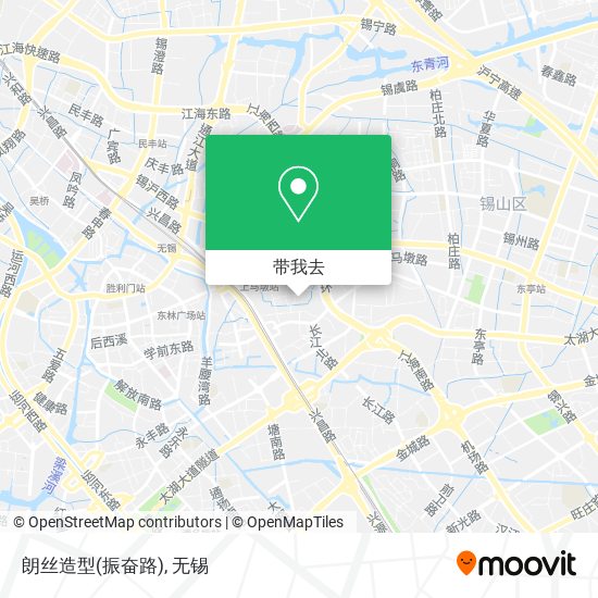 朗丝造型(振奋路)地图