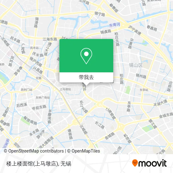 楼上楼面馆(上马墩店)地图