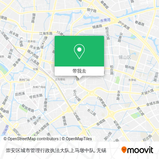 崇安区城市管理行政执法大队上马墩中队地图