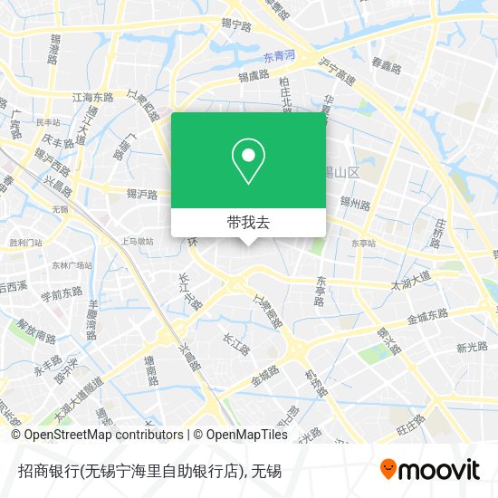 招商银行(无锡宁海里自助银行店)地图
