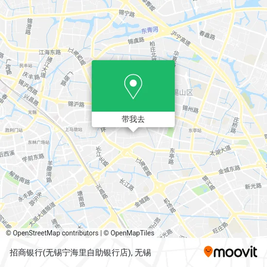 招商银行(无锡宁海里自助银行店)地图