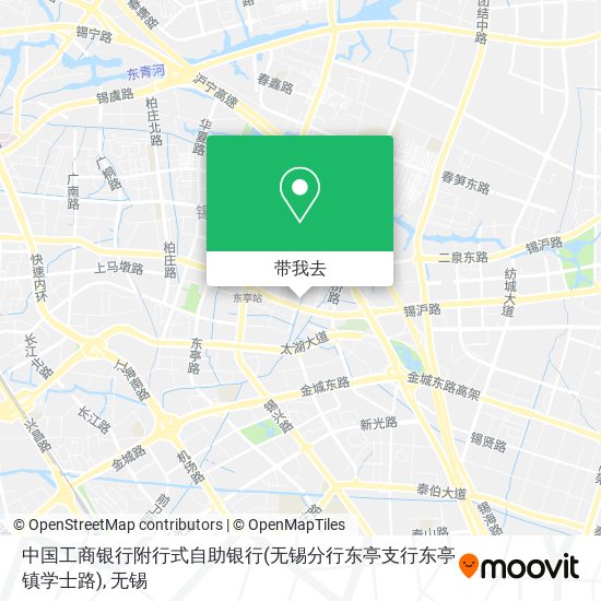 中国工商银行附行式自助银行(无锡分行东亭支行东亭镇学士路)地图