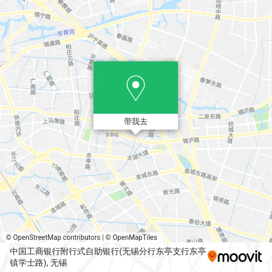 中国工商银行附行式自助银行(无锡分行东亭支行东亭镇学士路)地图