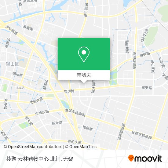 荟聚·云林购物中心-北门地图