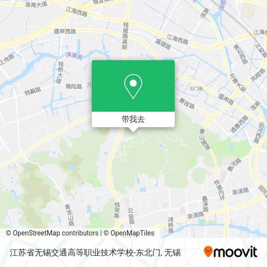 江苏省无锡交通高等职业技术学校-东北门地图
