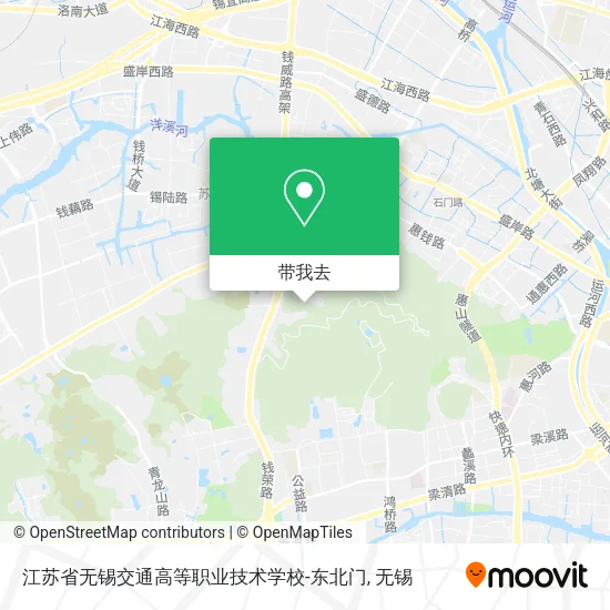 江苏省无锡交通高等职业技术学校-东北门地图