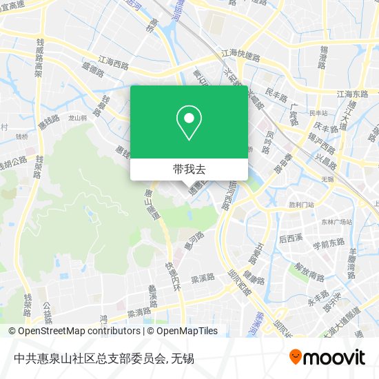 中共惠泉山社区总支部委员会地图