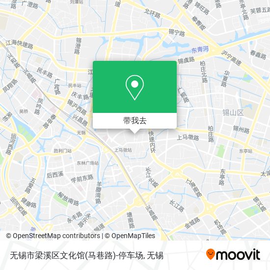 无锡市梁溪区文化馆(马巷路)-停车场地图